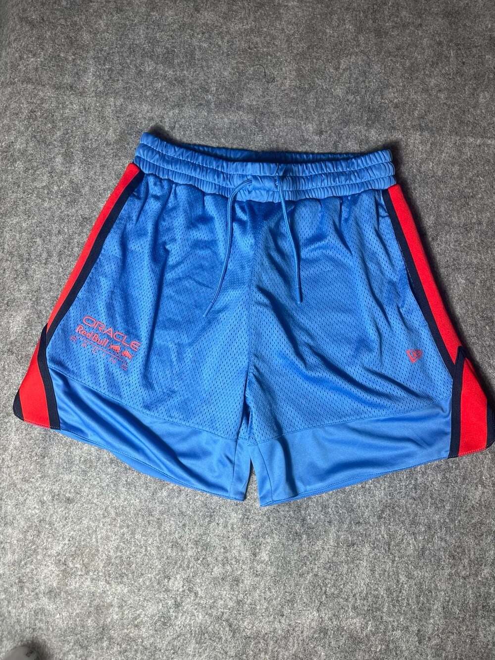 New Era Oracle Red Bull Racing F1 Nordic Blue Basketball Mesh Shorts